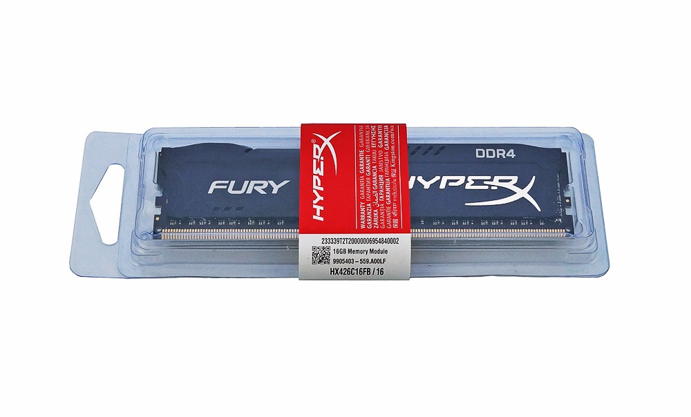 hx426c16fb3k2-16 DDR4 16 Gb оперативна пам'ять 2666MHz kingston fury hyperX в блістері