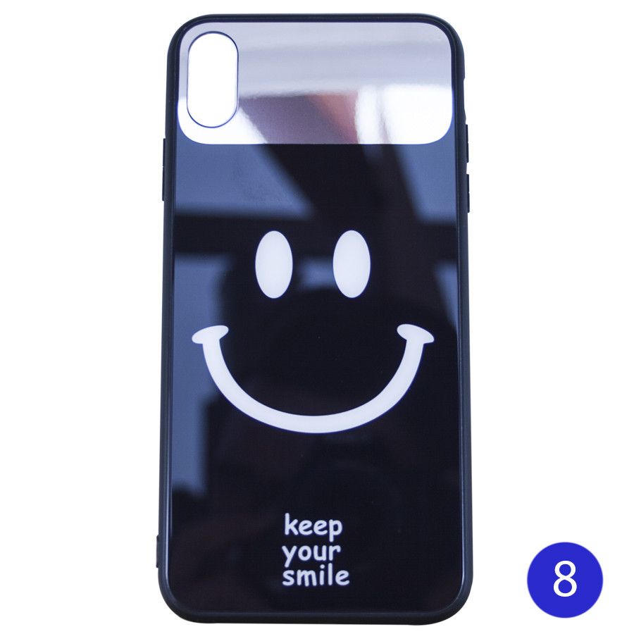 

Силикон MIRROR PICTURES iPhone X/XS 08, White smile