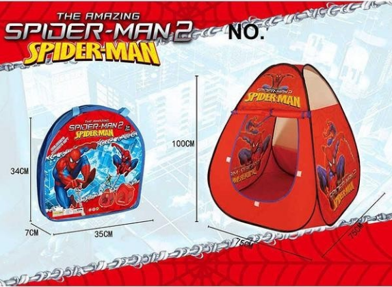 

Детская складная игровая палатка для игр палатка-домик для детей Spiderman1021 B-1