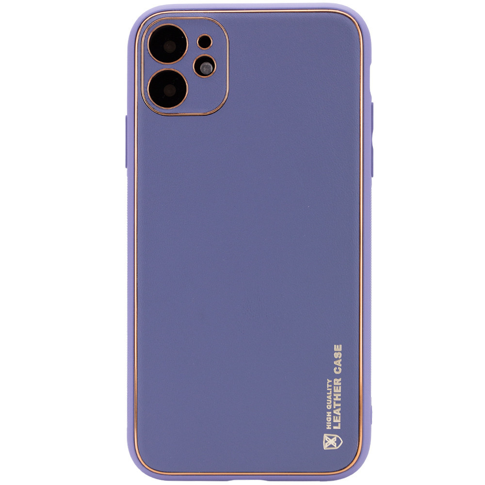 

Кожаный чехол Xshield для Apple iPhone 11 (6.1") Серый / Lavender Gray