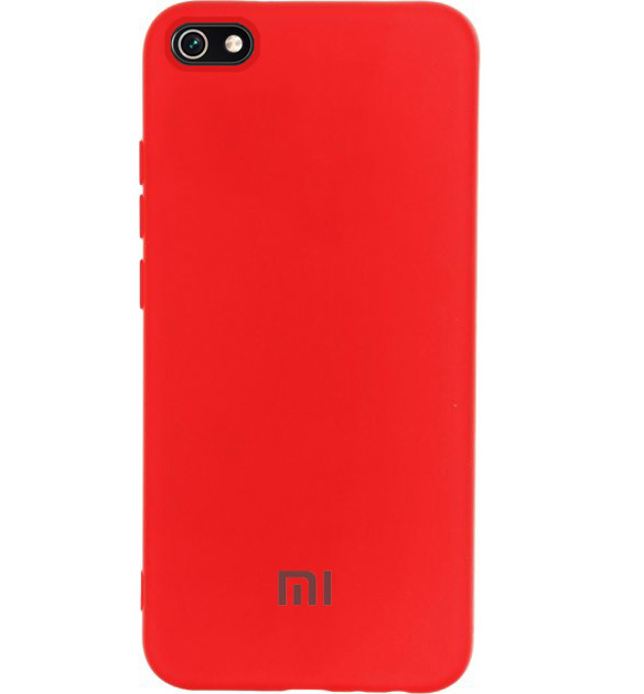 

Чехол Silicone case для Xiaomi Redmi 6A (24) Red красный