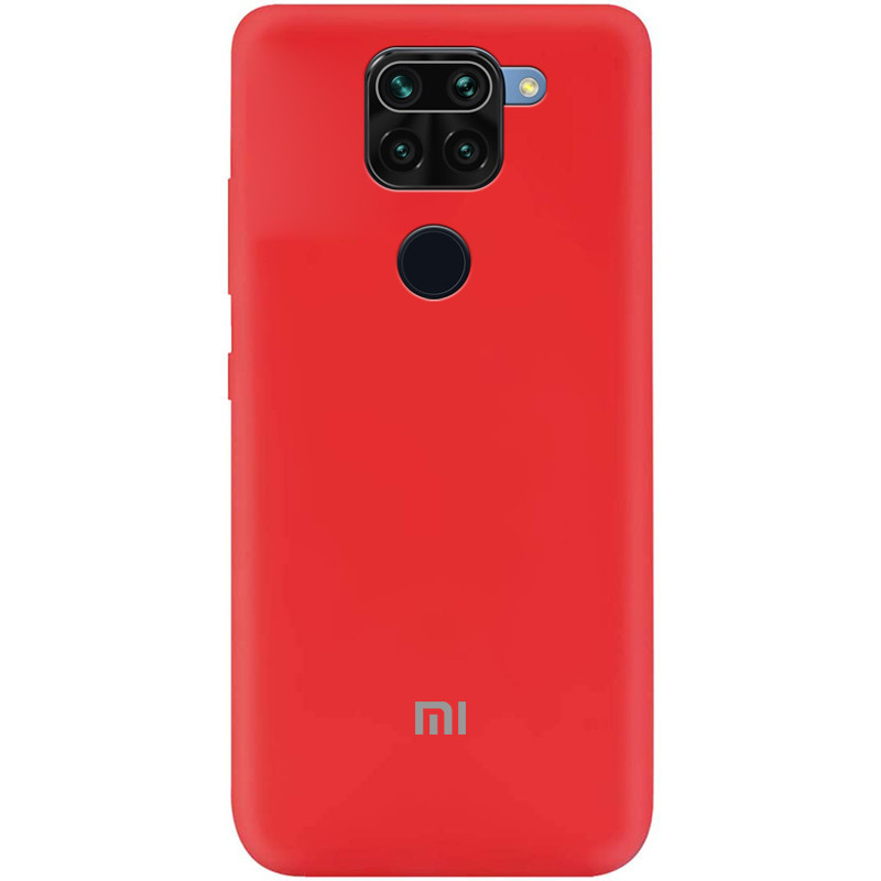 

Чехол Silicone Cover My Color Full Protective (A) для Xiaomi Redmi Note 9 / Redmi 10X, Красный / red