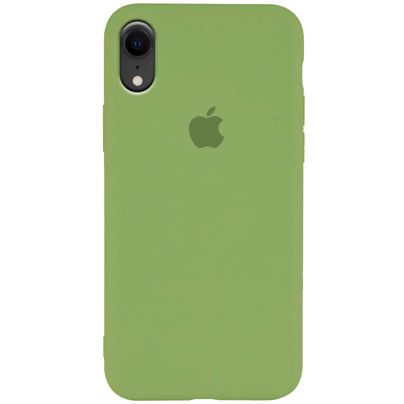 

Чехол Silicone Case Slim Full Protective для Apple iPhone XR (6.1"), Мятный / mint