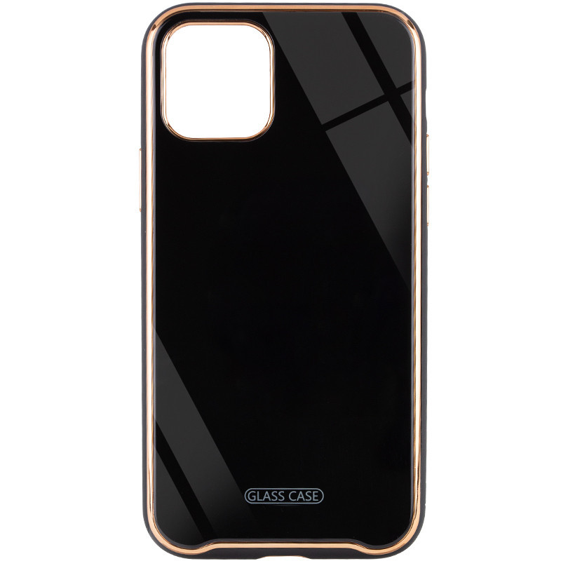 

TPU+Glass чехол Venezia для Apple iPhone 11 Pro (5.8"), Черный / black