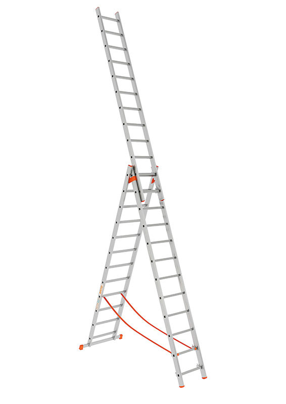 

Трёхсекционная алюминиевая лестница Вектор 3х12