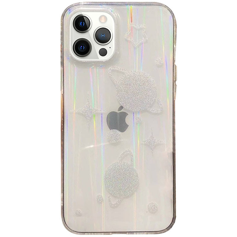 

TPU+Glass чехол Aurora Space для Apple iPhone 12 Pro / 12 (6.1"), Планеты