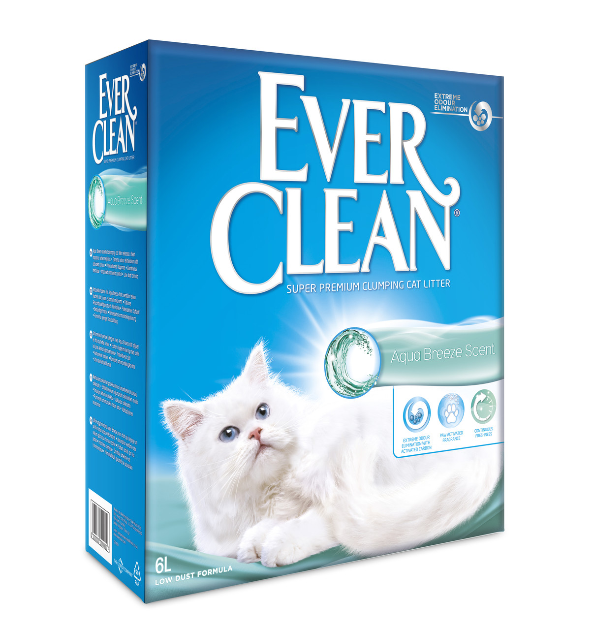 

Ever Clean Aqua Breeze Комкующийся наполнитель, морской бриз - 10л