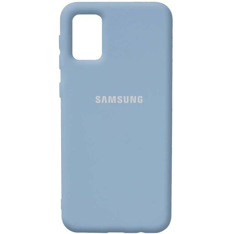 

Чехол Silicone Cover Full Protective (AA) для Samsung Galaxy A02s Голубой / Lilac Blue