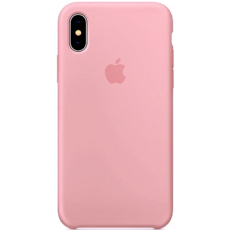 

Чехол Silicone Case (AA) для Apple iPhone X (5.8") / XS (5.8") Розовый / Light pink