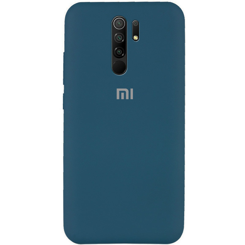 

Чехол Silicone Cover Full Protective (AA) для Xiaomi Redmi 9 Синий / Cosmos Blue