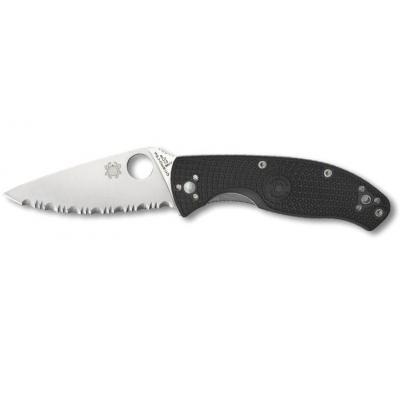 

Нож Spyderco Tenacious FRN серрейтор (C122SBK), Черный