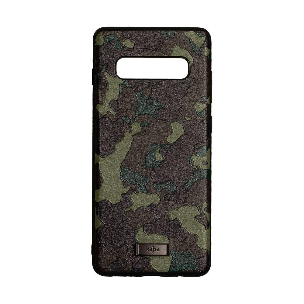 

Чехол Kajsa Military для Samsung S10 Plus Цвет Зелёный