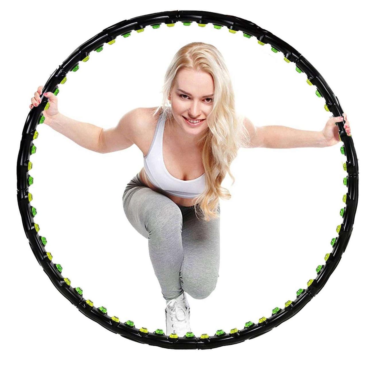 

Обруч массажный с магнитами Springos Hula Hoop 98 см SKL41-238133