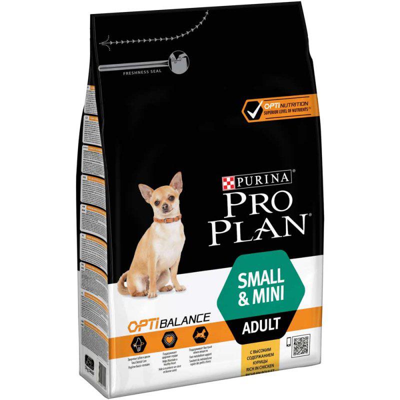

Корм Purina Pro Plan сухой для собак малых пород Small & Mini с курицей 700г
