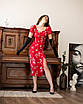 Модне плаття "360", червоний, розміри 44,52., фото 8