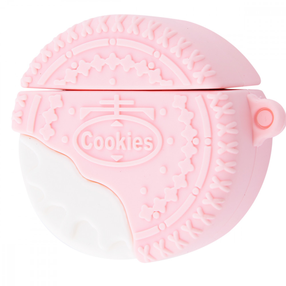 

Чехол для AirPods 1/2 поколения Cookies Case for AirPods pink