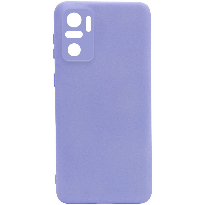 

Чехол Silicone Cover Full Camera without Logo для Xiaomi Redmi Note 10 Сиреневый / Dasheen