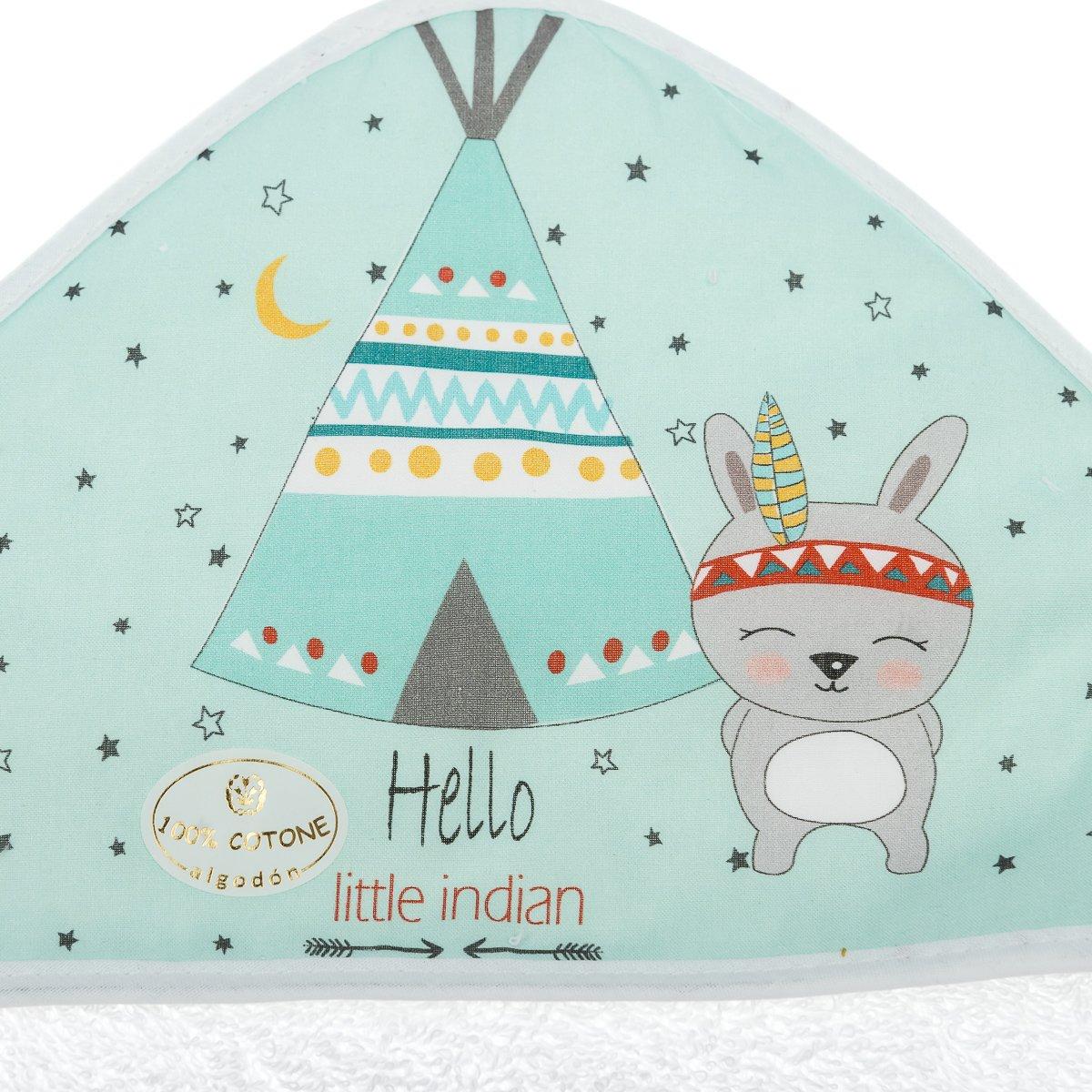 

Полотенце Interbaby Tipi Oso Mint 100х100 см 01202-13 ТМ: Interbaby, Белый с мятным