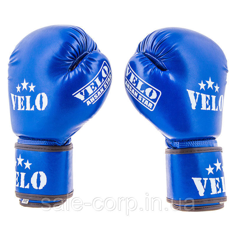 

Боксерские перчатки Velo AhsanStarFlex (aiba mod) 8oz,10oz,12oz, синий