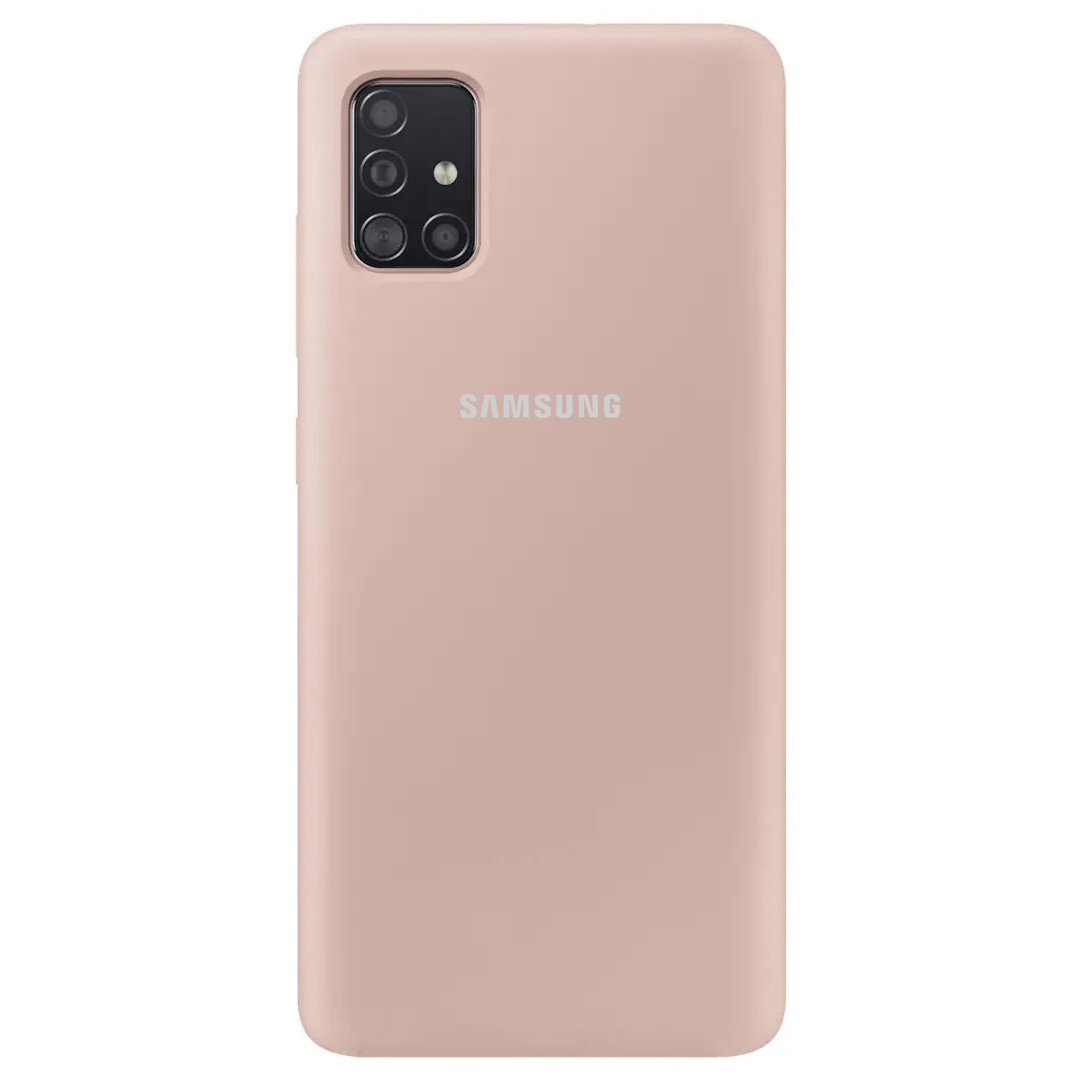 

Чехол Silicone Cover Full Protective (AA) для Samsung Galaxy A51, Розовый / pink sand