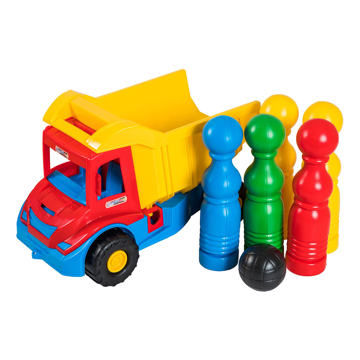 

Игровой набор Tigres Multi Truck Грузовик с кеглями (в ассорт) 39220 ТМ: Tigres