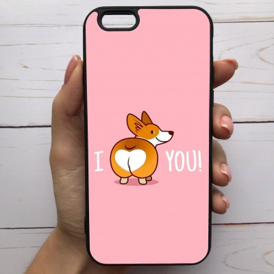 

Чехол Mood для iPhone 6/6s с рисунком Корги i love you SKL68-285284, Разные цвета