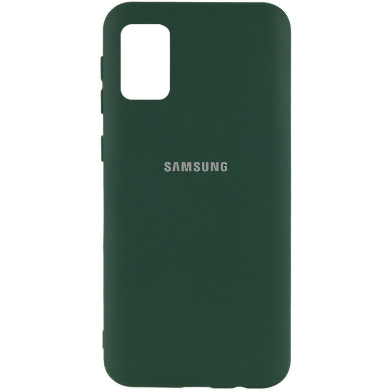 

Чехол Silicone Cover My Color Full Protective (A) для Samsung Galaxy A02s, Зеленый / dark green