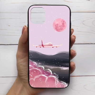 

Чехол Mood для iPhone 11 Pro с рисунком Розовый самолет SKL68-284806, Разные цвета