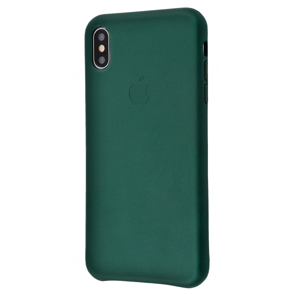 Iphone 13 leather case green