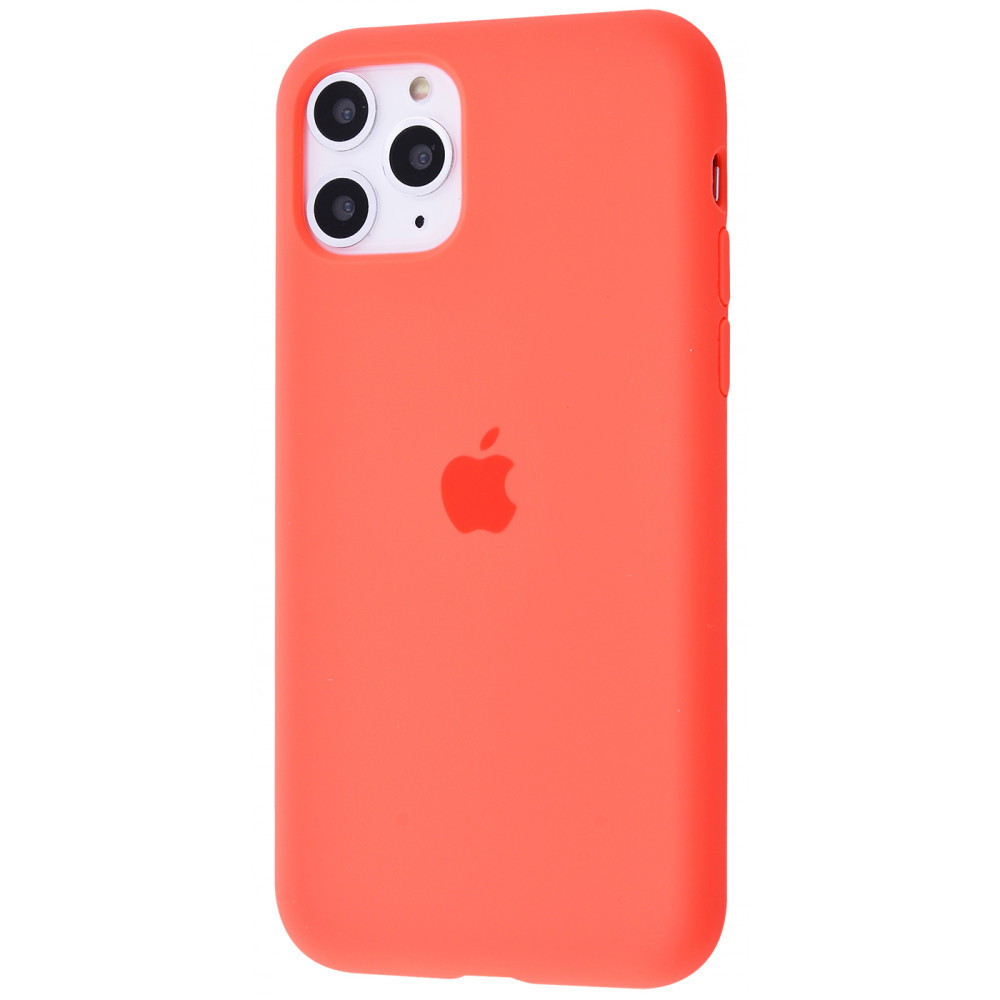 

Чехол накладка iPhone 11 Pro Silicone Case Full Cover pink citrus