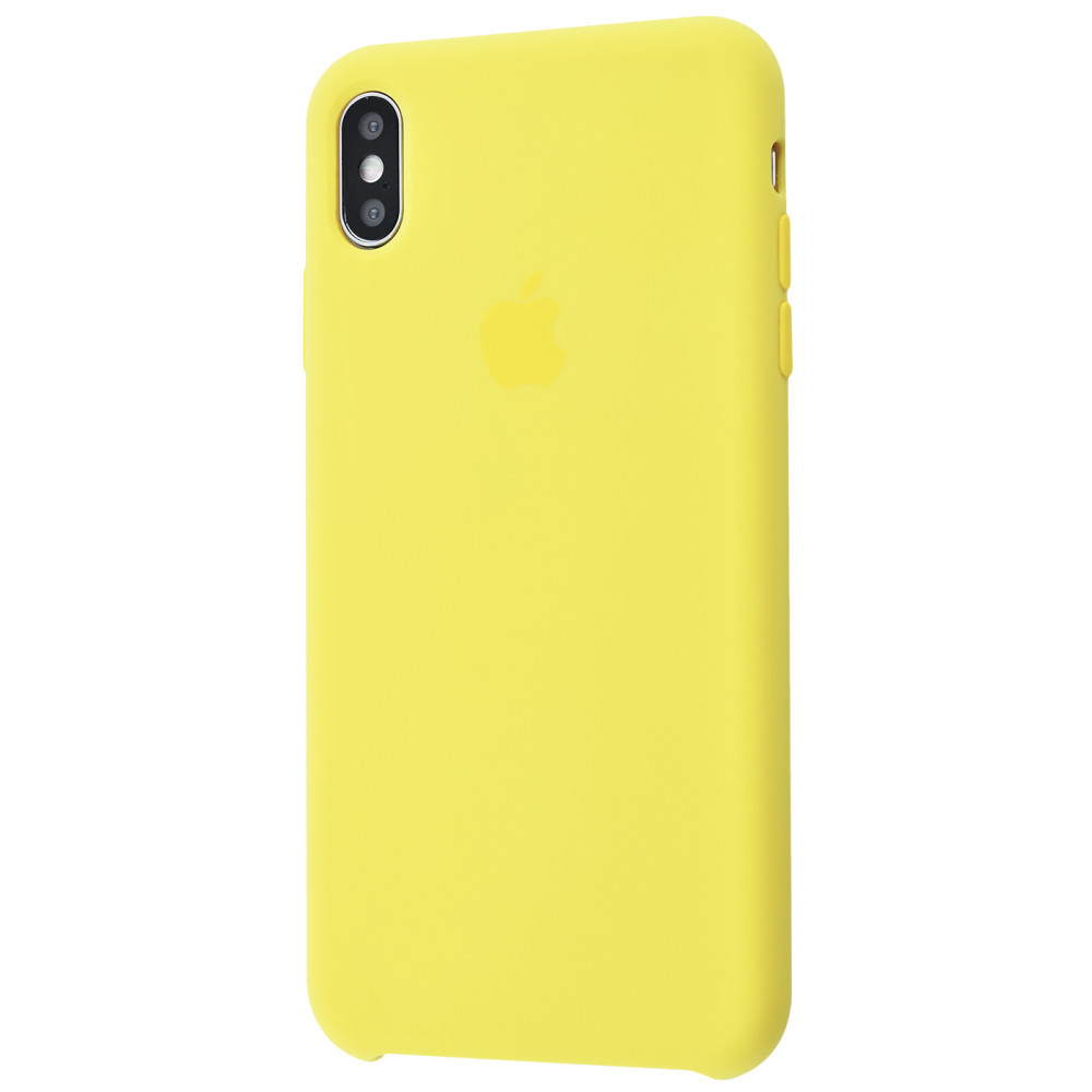 

Чехол iPhone X/Xs силиконовая накладка для телефона Silicone Case canary yellow, Разные цвета