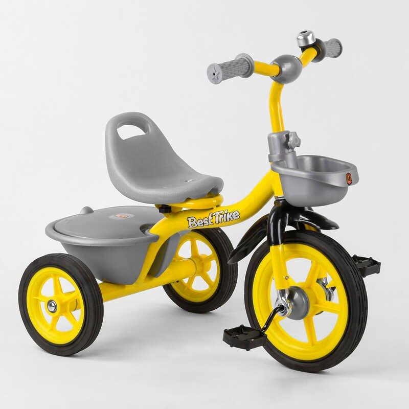 

Велосипед 3-х колёсный BS-9603 "Best Trike" (1) резиновые колеса, переднее d=10’’, заднее d=8’’, звоночек, 2