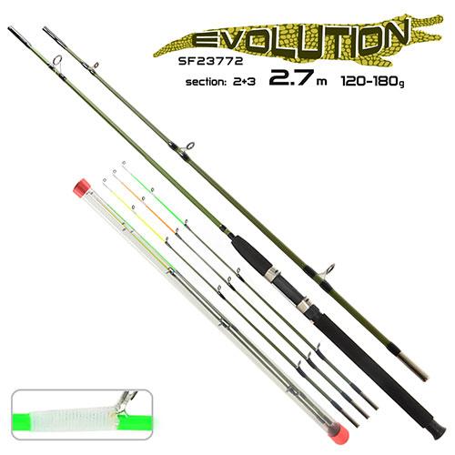 

Спиннинг фидер оригинал "Crocodile evolution" 2.7м 180г 2+3к SF23772