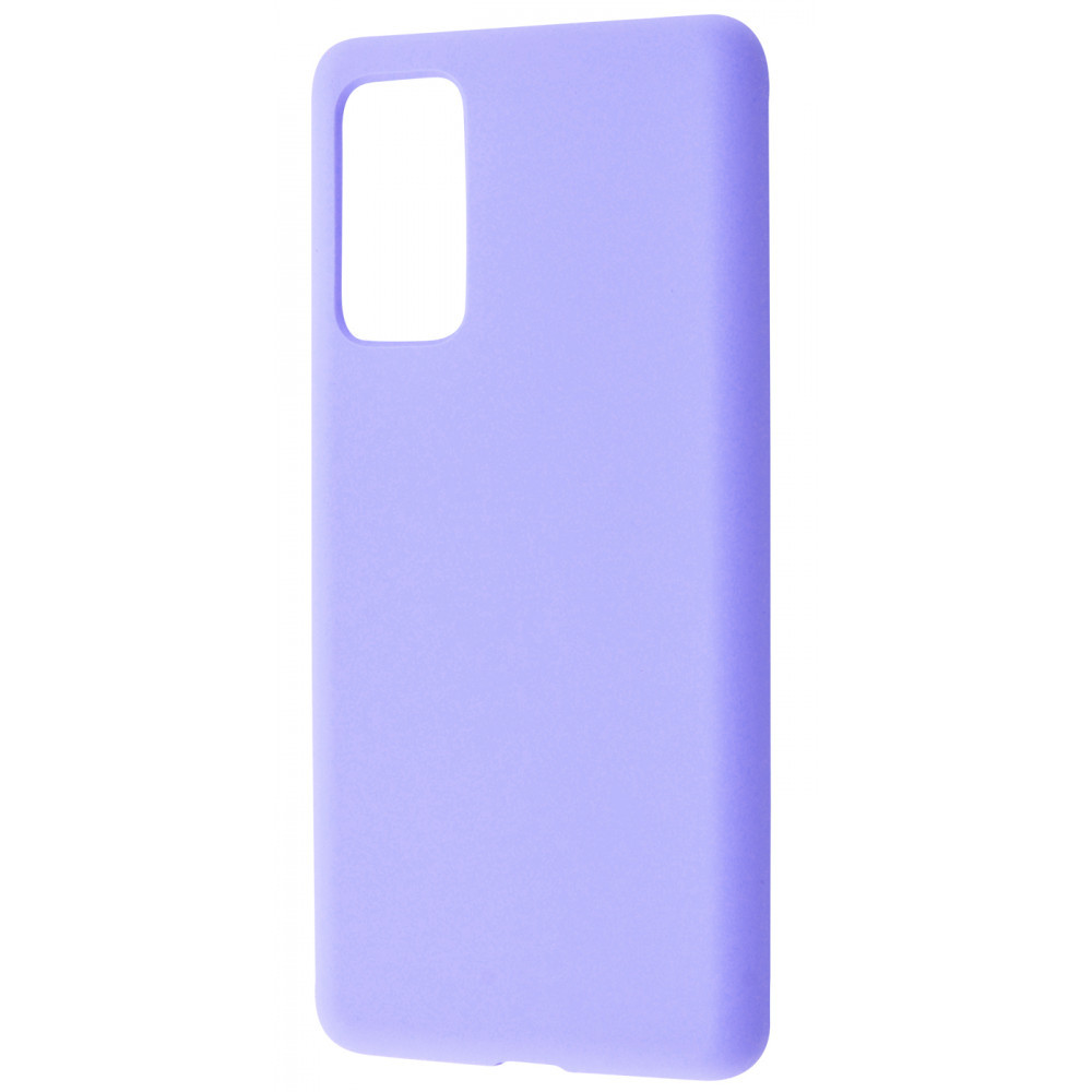 

Чехол накладка Samsung Galaxy S20 FE WAVE Full Silicone Cover light purple