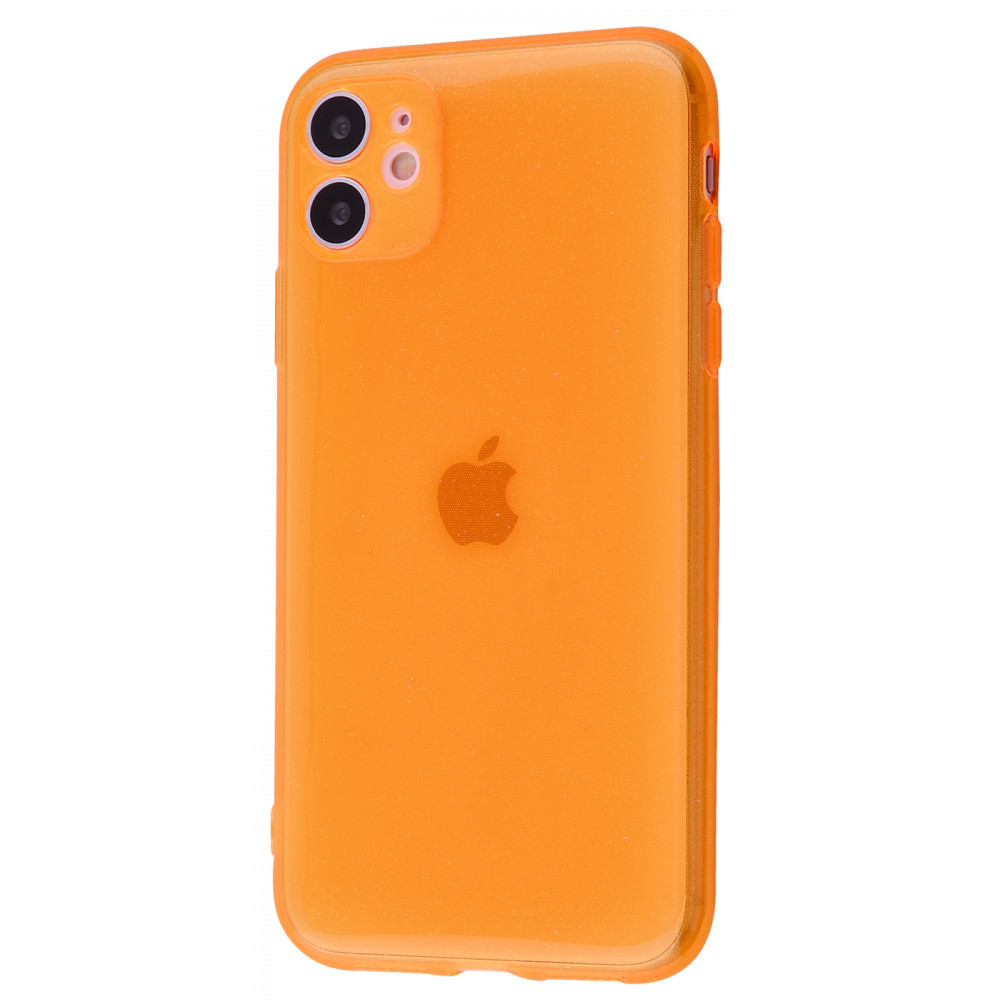 

Чехол накладка iPhone 12 Star Shine Silicone Case (TPU) orange