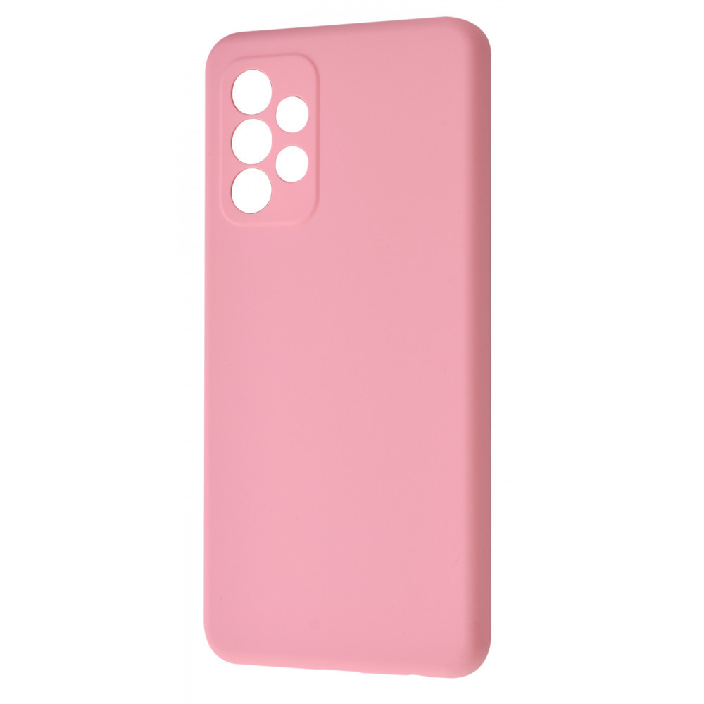 

Чехол накладка Samsung Galaxy A52 WAVE Full Silicone Cover light pink