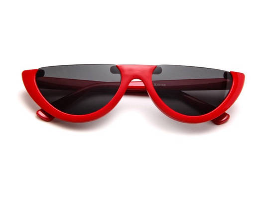 Женские солнцезащитные очки полукруг (арт. 97370/1) Красный, фото 3