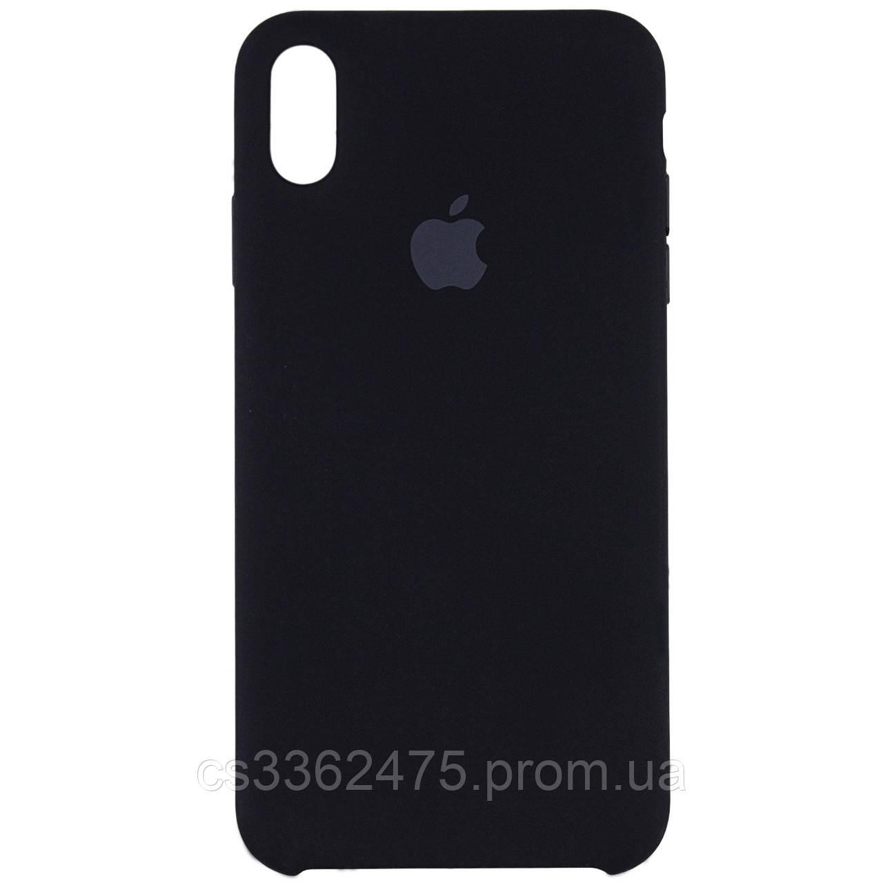 

Чехол Silicone case (AAA) для Apple iPhone XS Max (6.5"), Черный / black