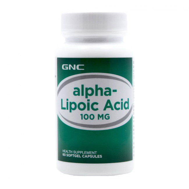 

GNC Alpha-Lipoic Acid 100 mg (60 softgels)