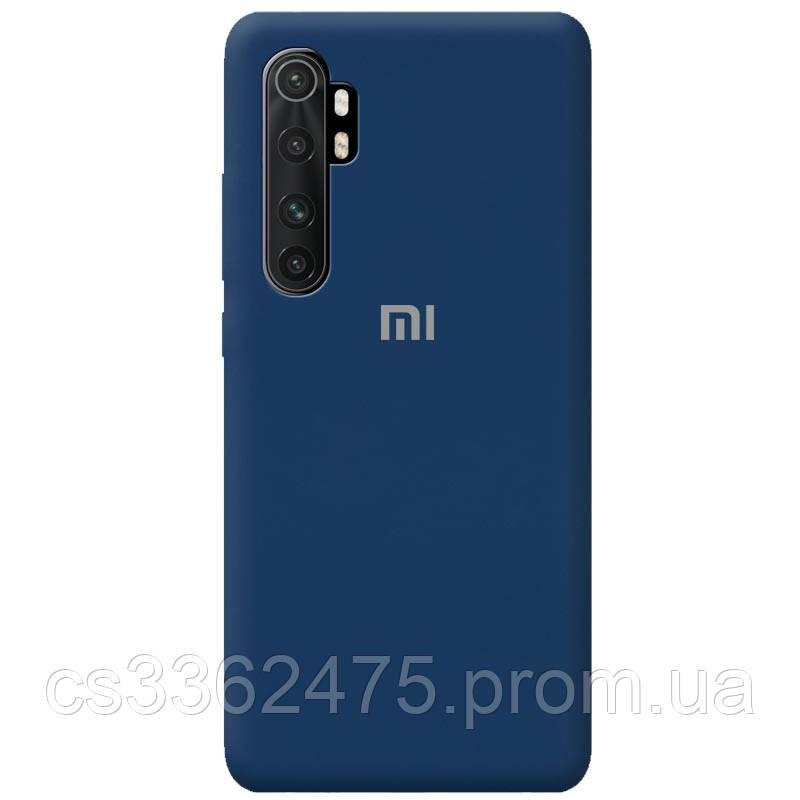 

Чехол Silicone Cover Full Protective (AA) для Xiaomi Mi Note 10 Lite, Темно-синий / midnight blue