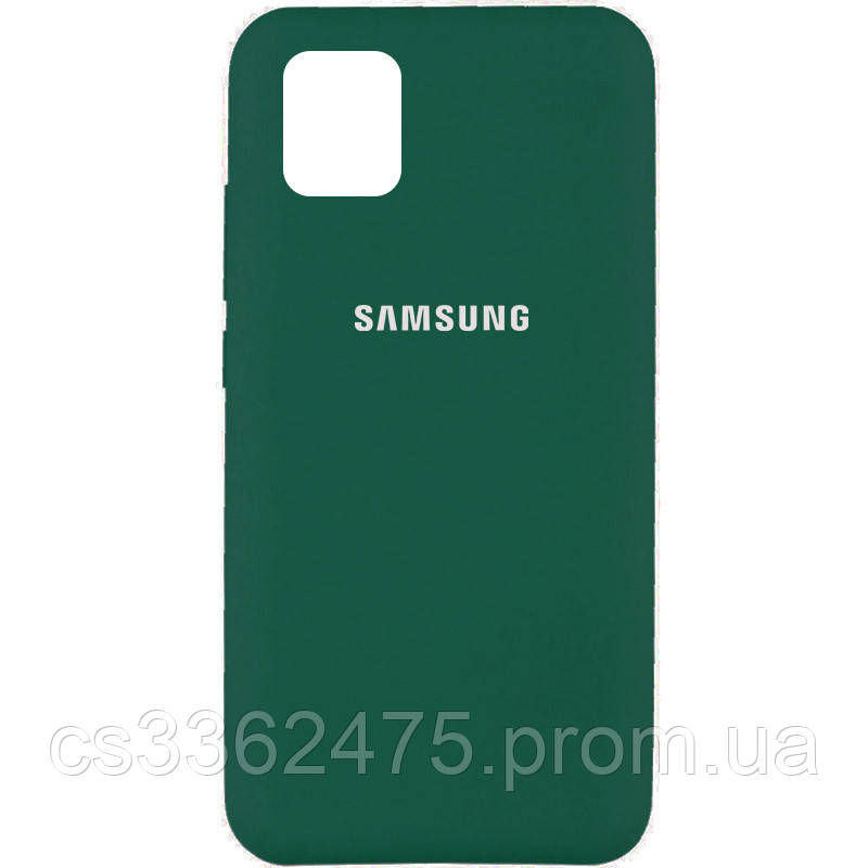 

Чехол Silicone Cover Full Protective (AA) для Samsung Galaxy Note 10 Lite (A81), Зеленый / pine needle