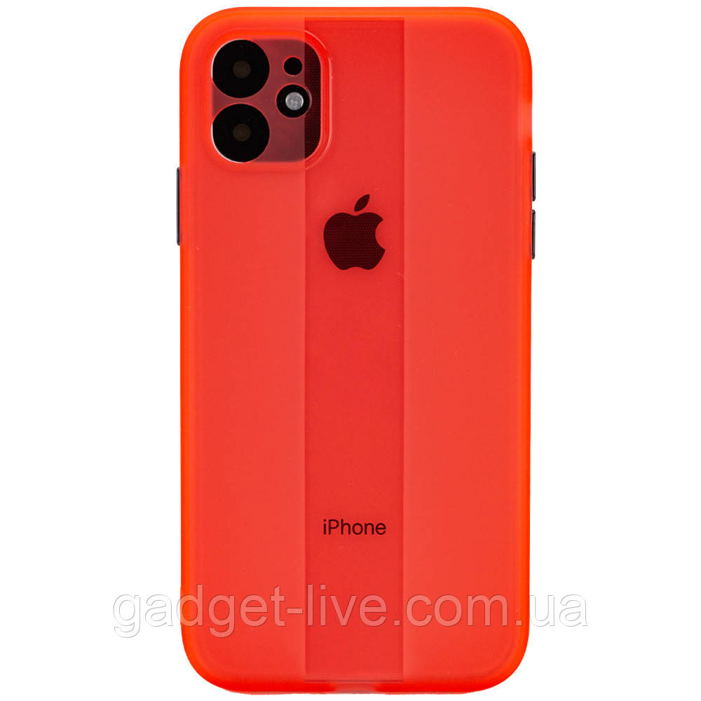 

Чехол TPU Glossy Line Full Camera для Apple iPhone 12 (6.1"), Красный