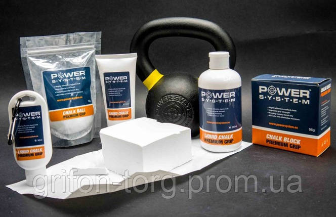 Магнезія суха PowerSystem PS-4090 Powder Chalk 500G, фото 2