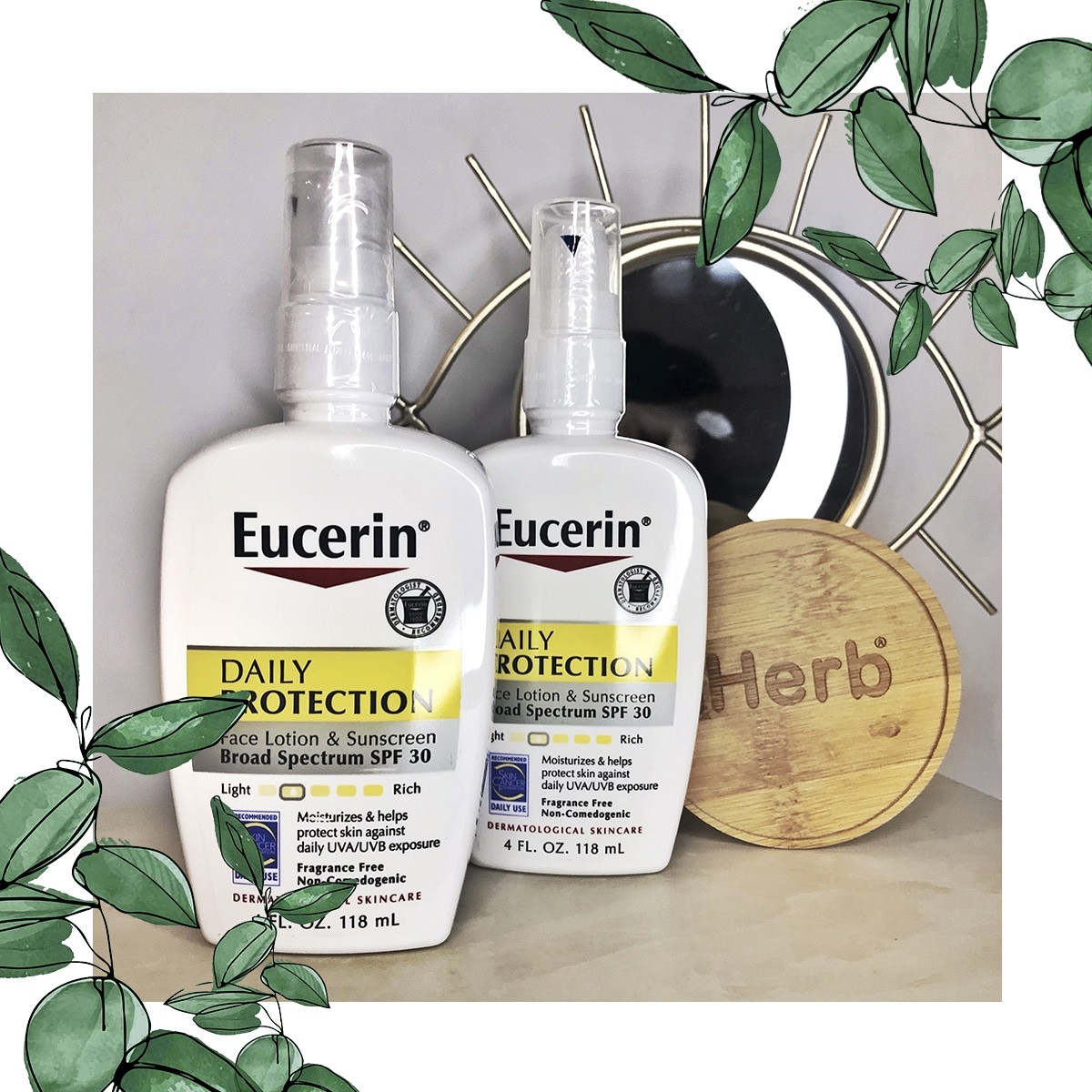 

Eucerin, зволожуючий лосьйон для обличчя, щоденний захист від сонця з Spf 30, 118 мл. Без запаху