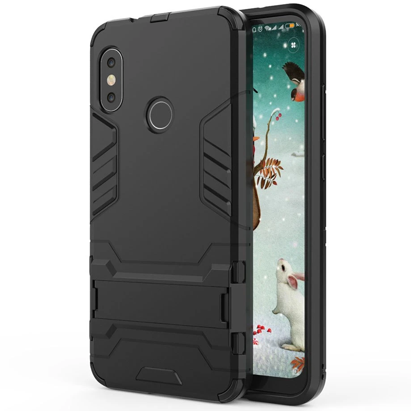 

Чехол MiaMI Armor Case for Xiaomi Mi A2 Lite/Redmi 6 Pro Black, Черный