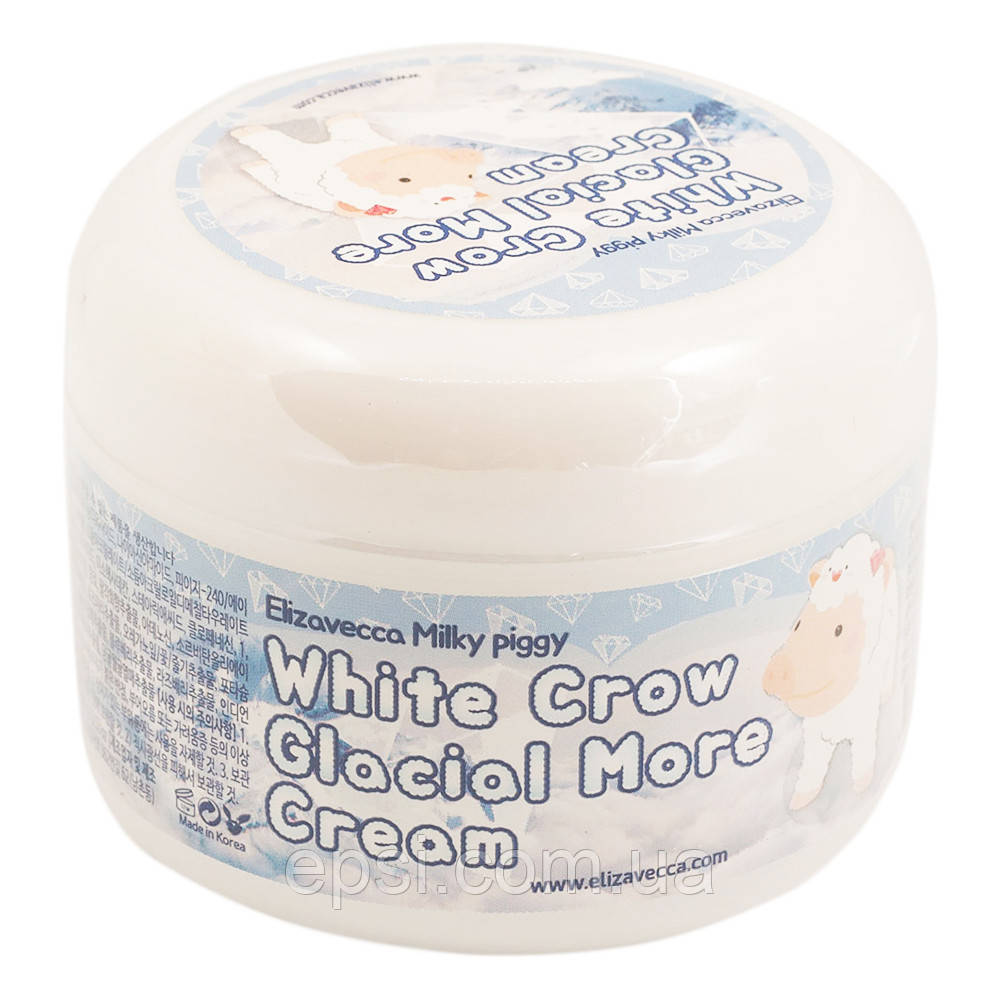 

Крем для лица воздушный Elizavecca Milky Piggy White Crow Glacial More Cream, 100 мл