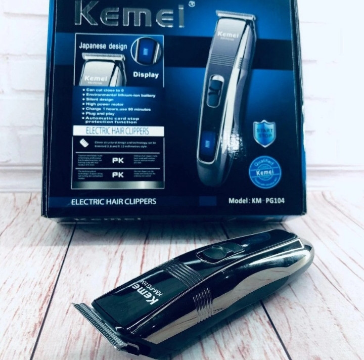 

Беспроводная машинка для стрижки волос KEMEI PG-104 с индикатором заряда