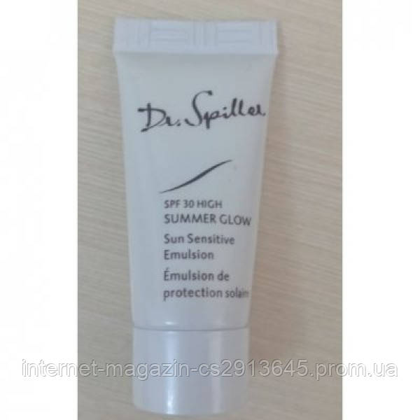 

Пробник солнцезащитной эмульсии SPF 30 Dr.Spiller SUMMER GLOW Sun Sensitive Emulsion 3 мл