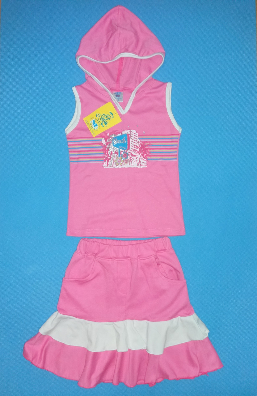 

Летний комплект костюм для девочки Mine 86-92 см Розовый ю130, КОД: 1746685