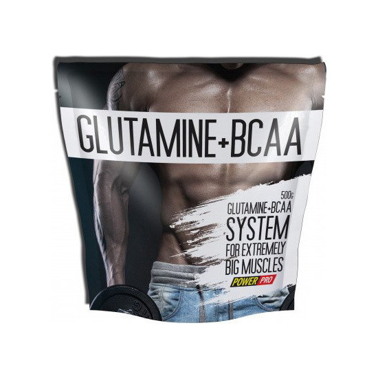 

Глютамин Power Pro Glutamine + BCAA 500 g натуральный вкус